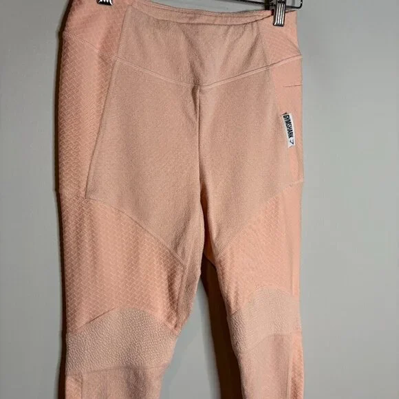 Gymshark True Texture Leggings Blush - Picture 3 of 9